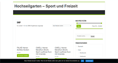 Desktop Screenshot of hochseilgarten-nom.de